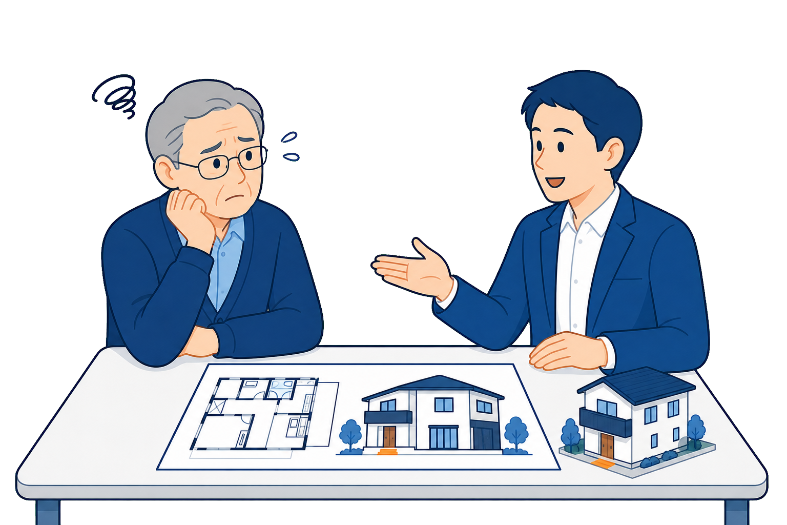 借地人対応や底地管理に困っているイメージ